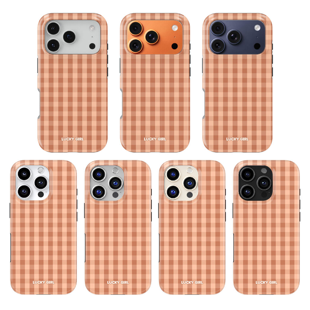 Teddy Gingham Phone Case iPhone 17 / Yes