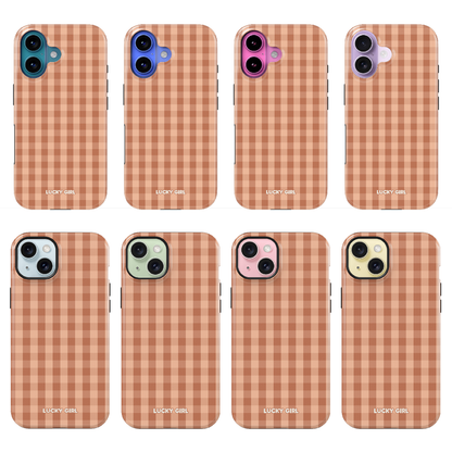 Teddy Gingham Phone Case iPhone 17 / Yes