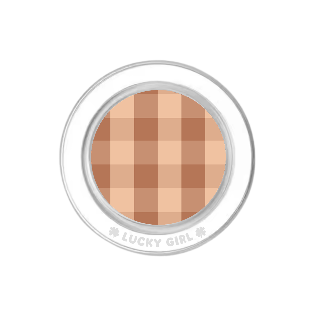 Teddy Gingham Phone Grip Insert Standard
