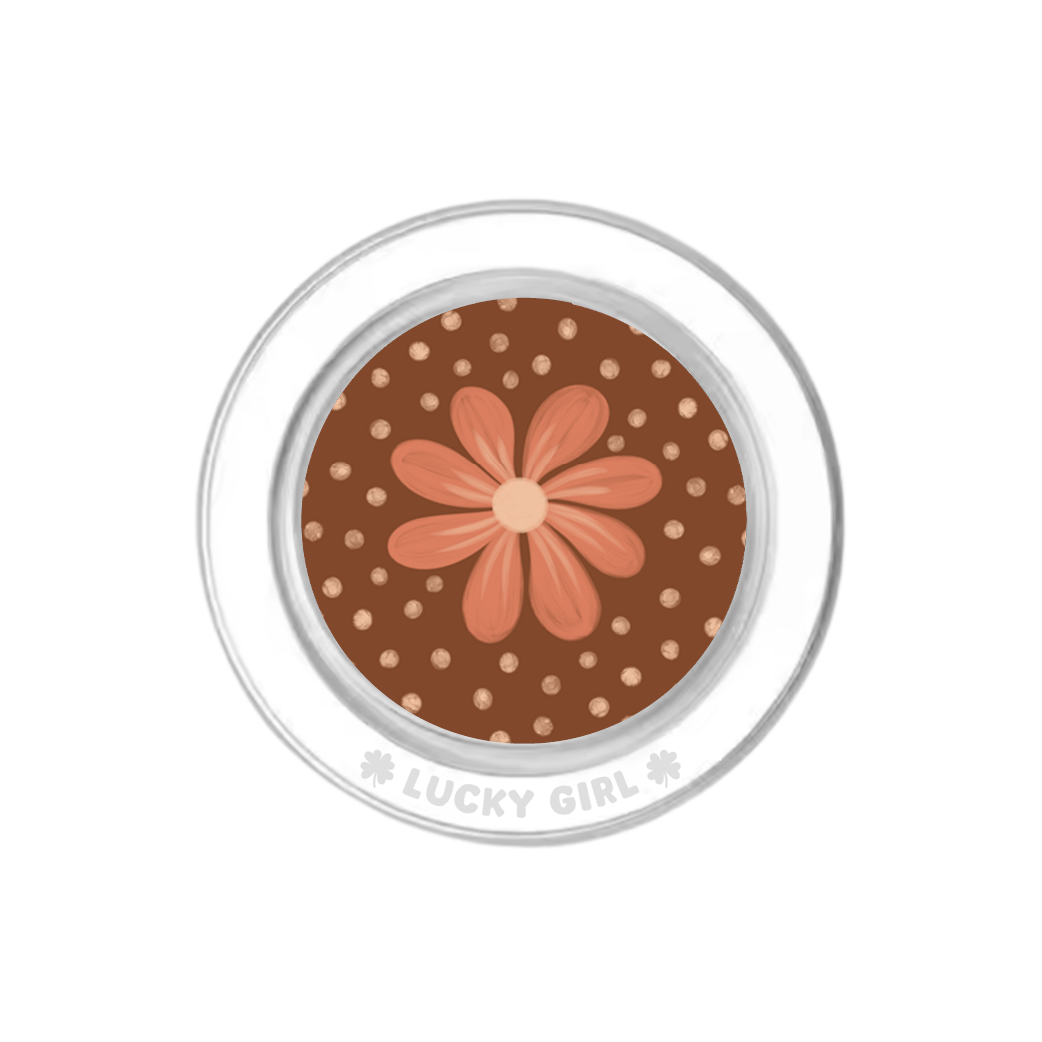 Terracotta Daisy Phone Grip Insert Standard