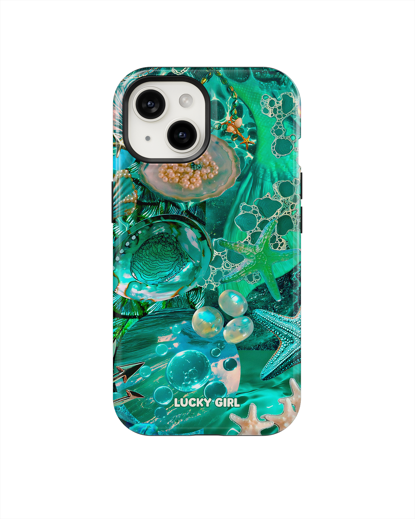 Aquamarine Phone Case iPhone 15 / Yes