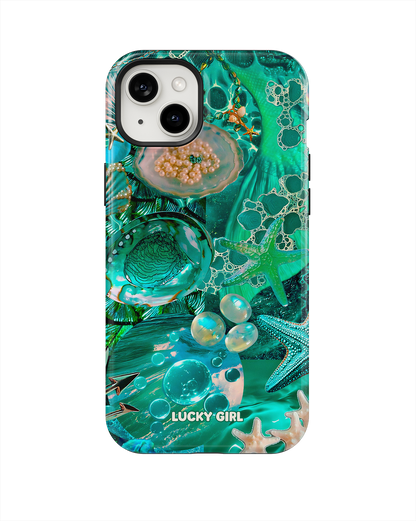 Aquamarine Phone Case iPhone 14 Plus/15 Plus / Yes