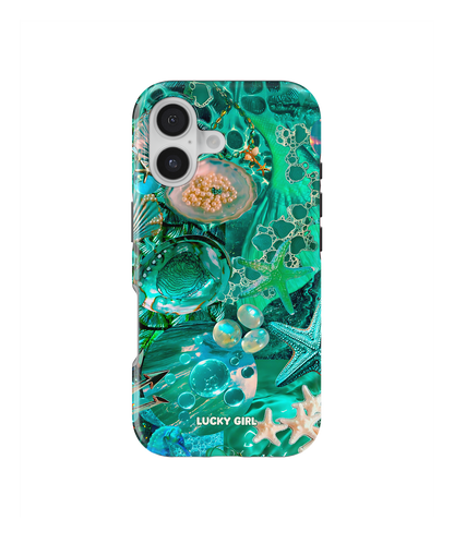 Aquamarine Phone Case iPhone 16 / Yes