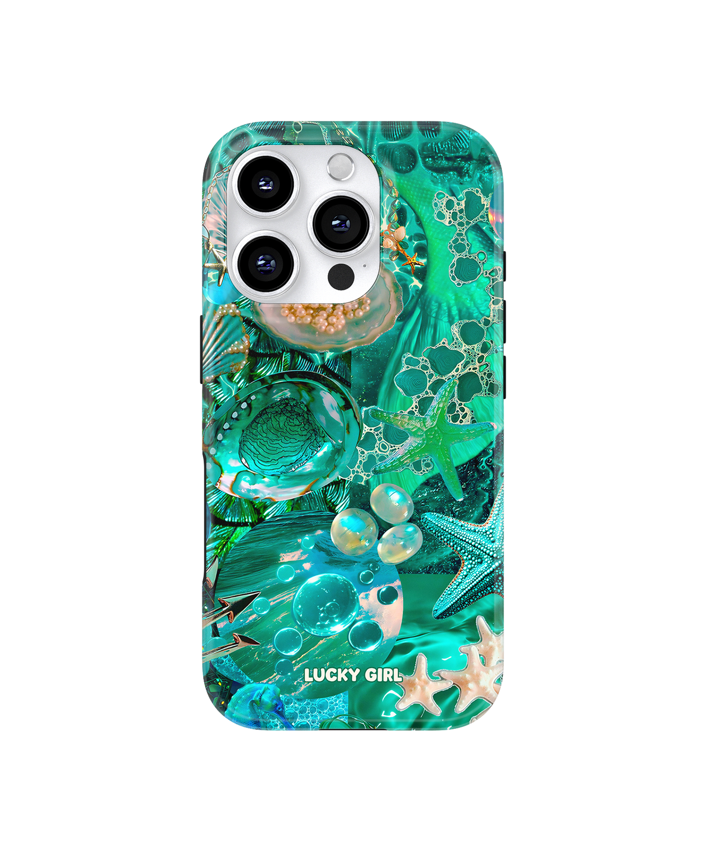 Aquamarine Phone Case iPhone 16 Pro / Yes