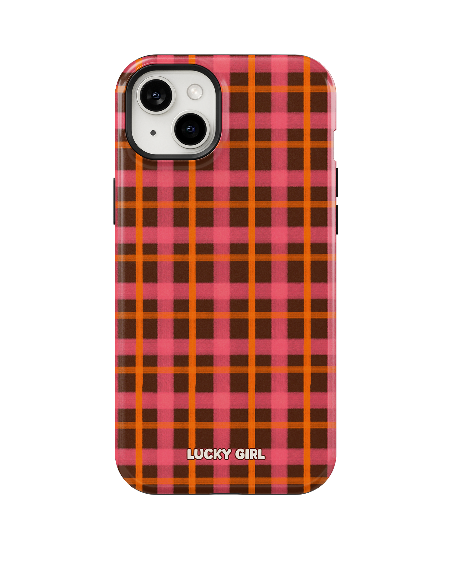 Autumn Glow Plaid Phone Case iPhone 14 Plus/15 Plus / Yes