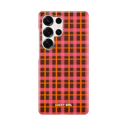 Autumn Glow Plaid Phone Case Galaxy S25 Ultra / Yes