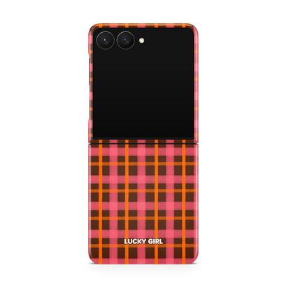 Autumn Glow Plaid Phone Case Galaxy Z Flip 7 / Yes