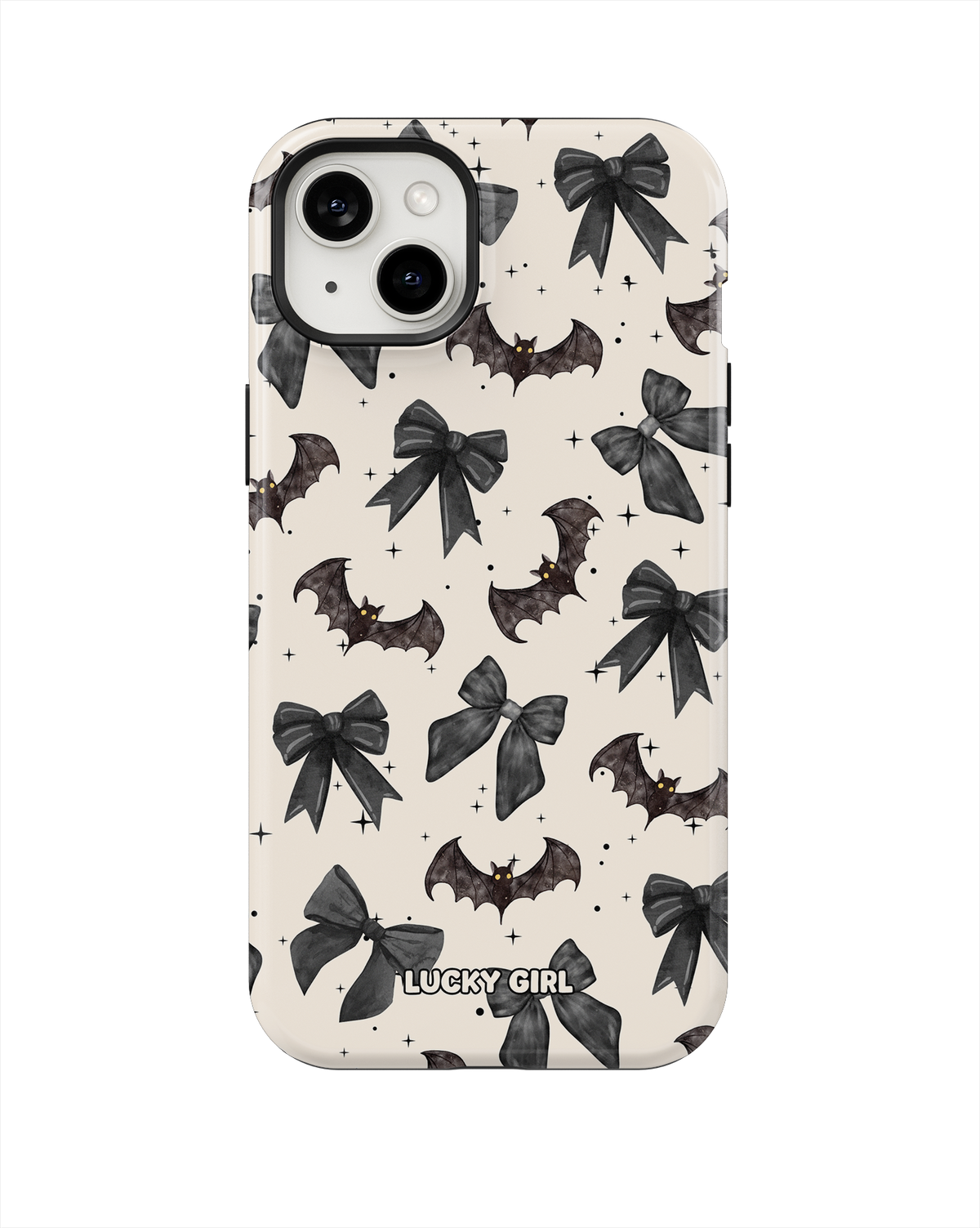 Bats & Bows Phone Case iPhone 14 Plus/15 Plus / Yes