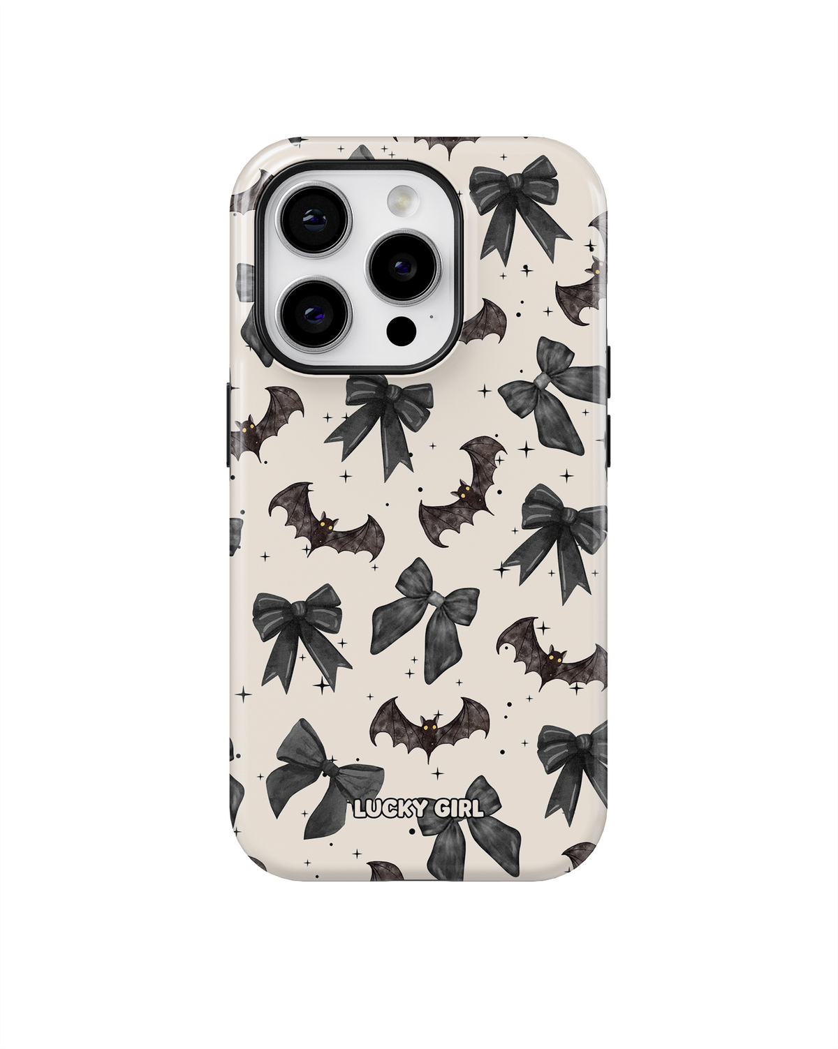 Bats & Bows Phone Case iPhone 15 Pro / Yes
