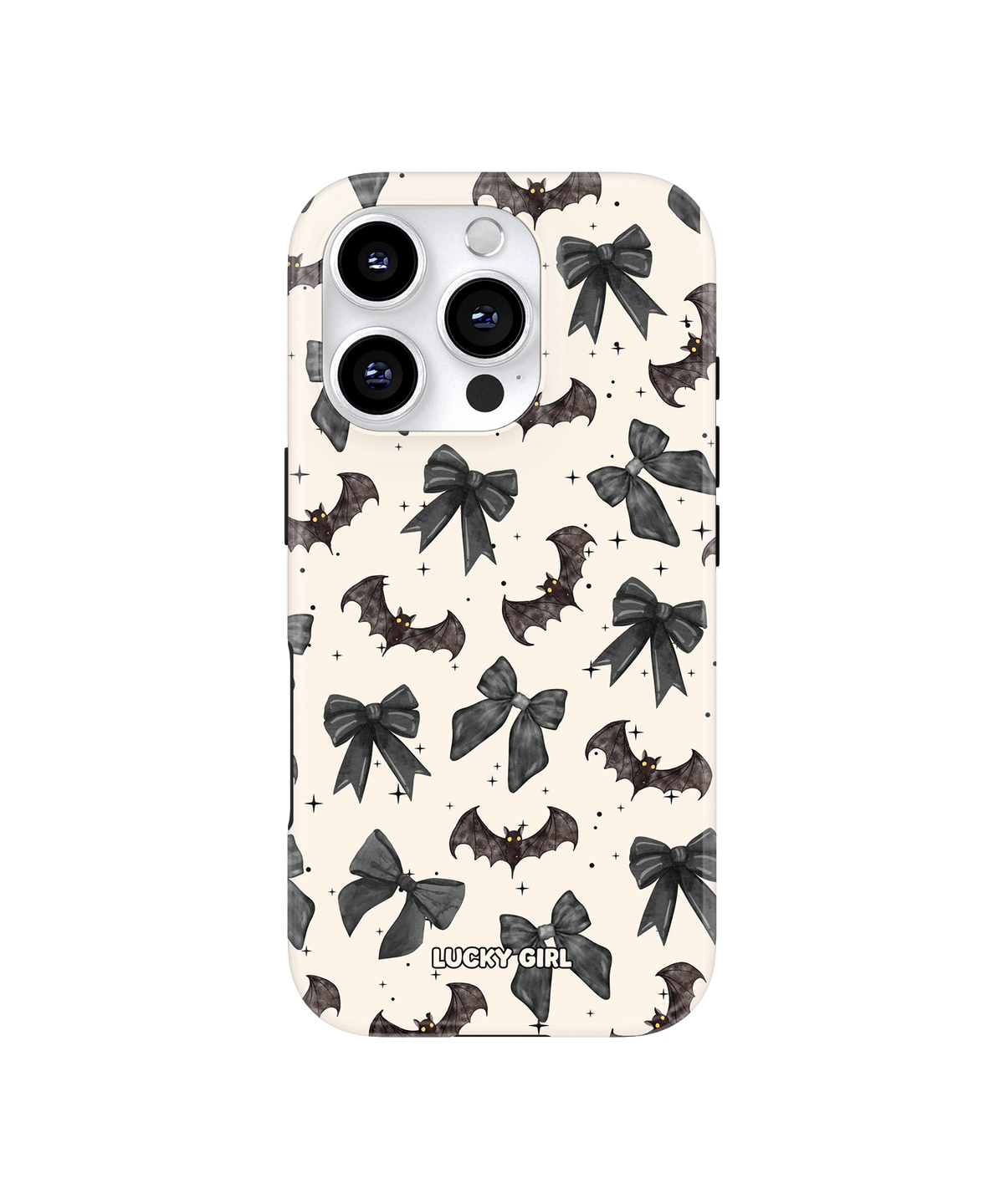 Bats & Bows Phone Case iPhone 16 Pro / Yes