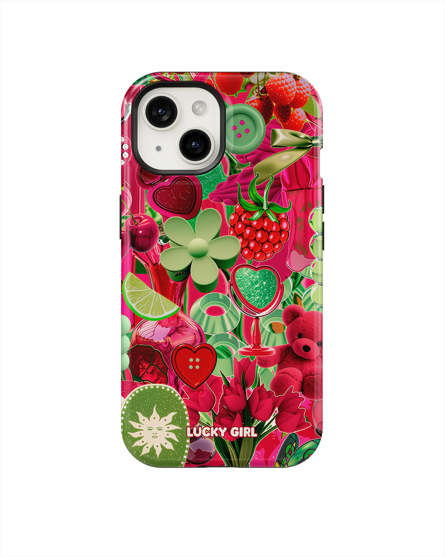 Berry Limeade Phone Case iPhone 15 / Yes