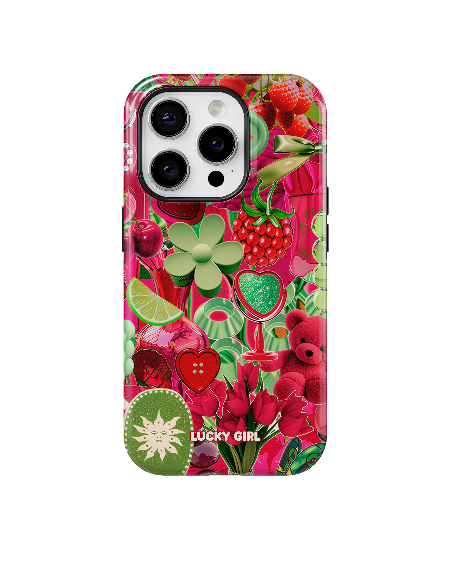 Berry Limeade Phone Case iPhone 15 Pro / Yes
