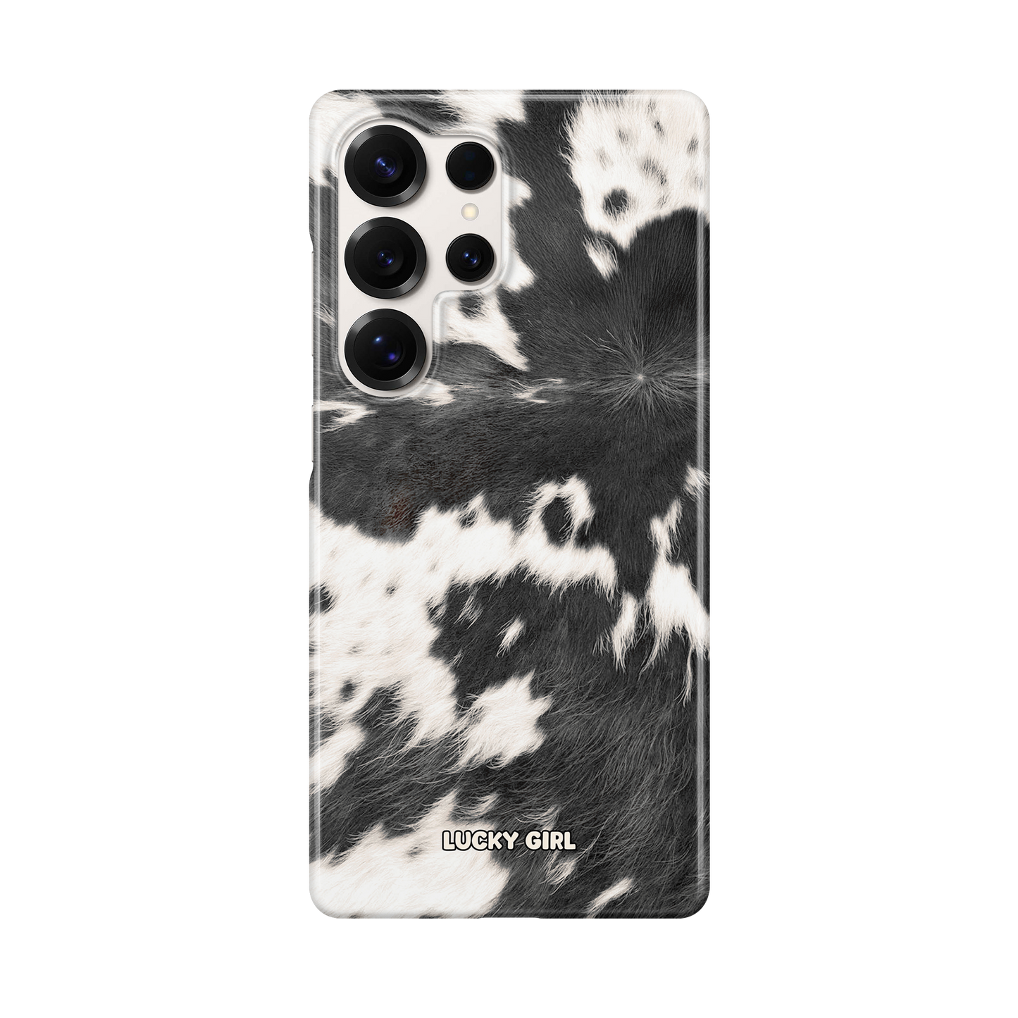 Black Cowhide Phone Case Galaxy S26 Ultra / Yes