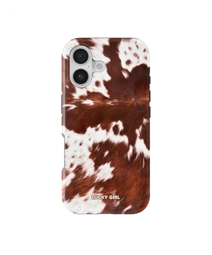 Brown Cowhide Phone Case iPhone 17 / Yes