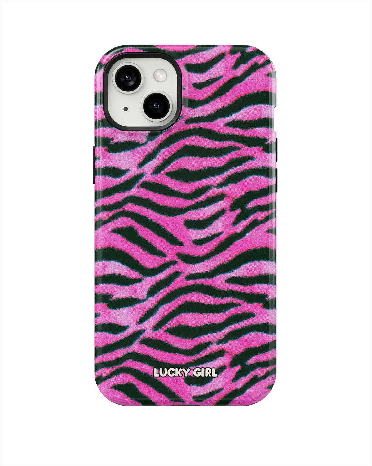 Candy Zebra Phone Case iPhone 14 Plus/15 Plus / Yes