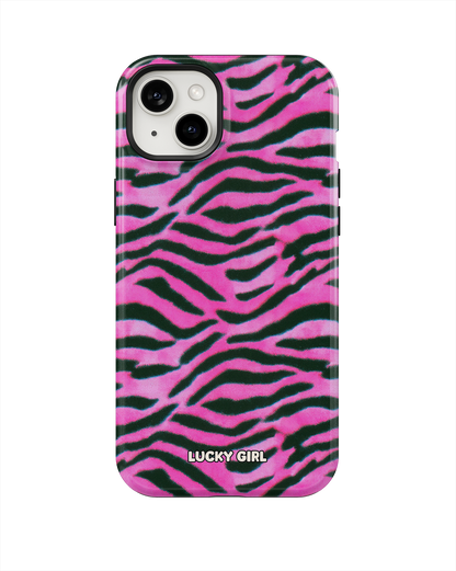 Candy Zebra Phone Case iPhone 14 Plus/15 Plus / Yes