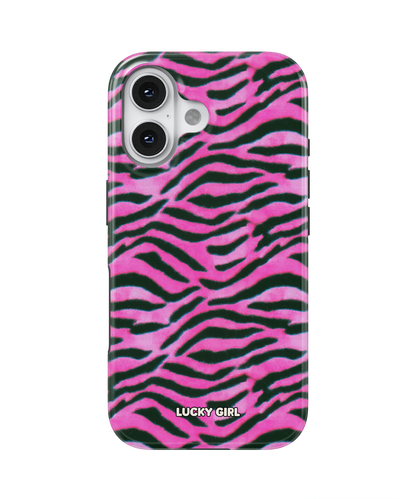 Candy Zebra Phone Case iPhone 16 Plus / Yes