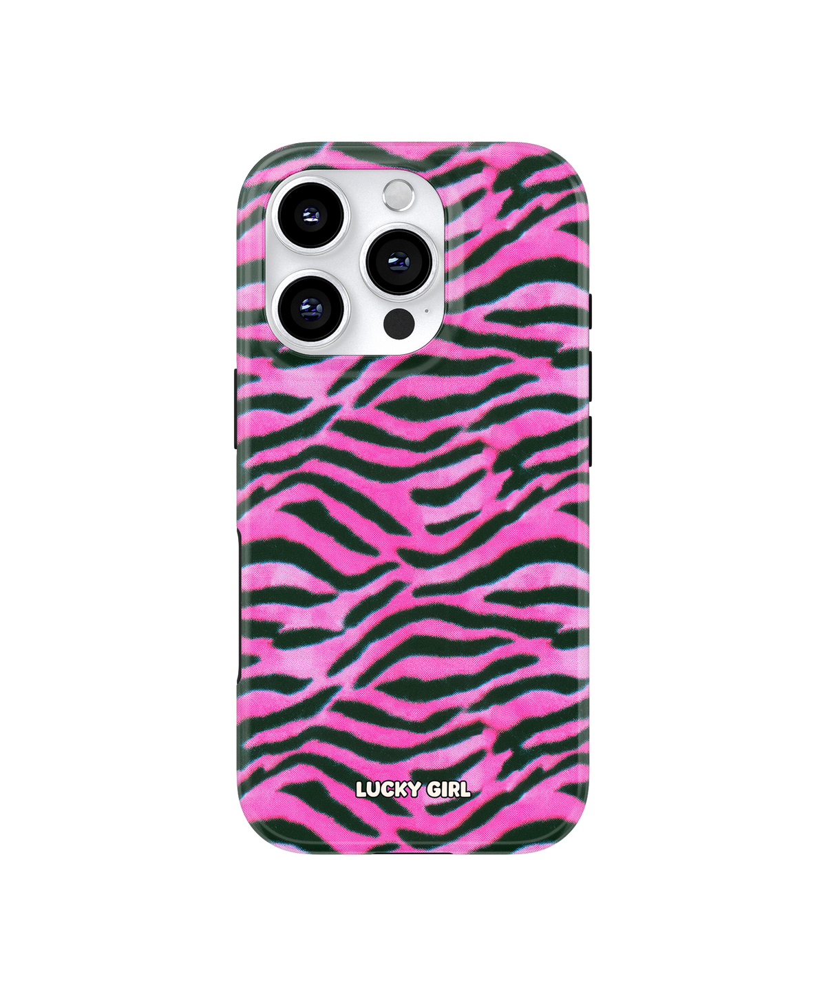 Candy Zebra Phone Case iPhone 16 Pro / Yes
