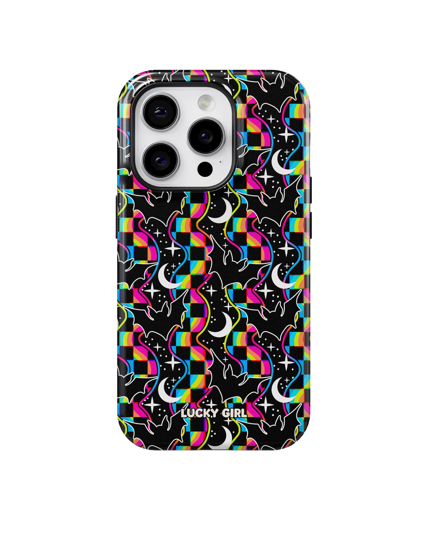 Cosmic Bats Phone Case iPhone 15 Pro / Yes