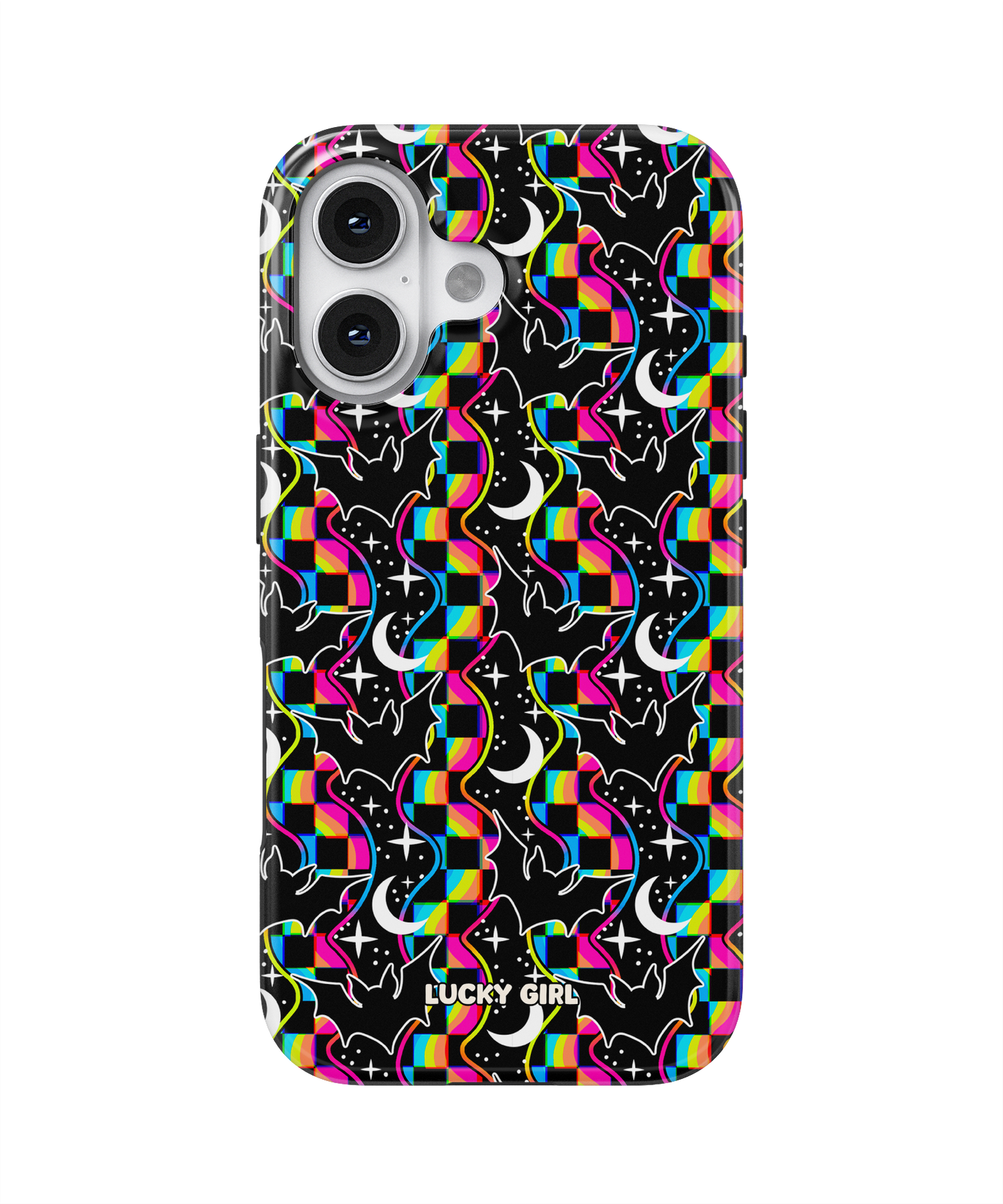 Cosmic Bats Phone Case iPhone 16 Plus / Yes