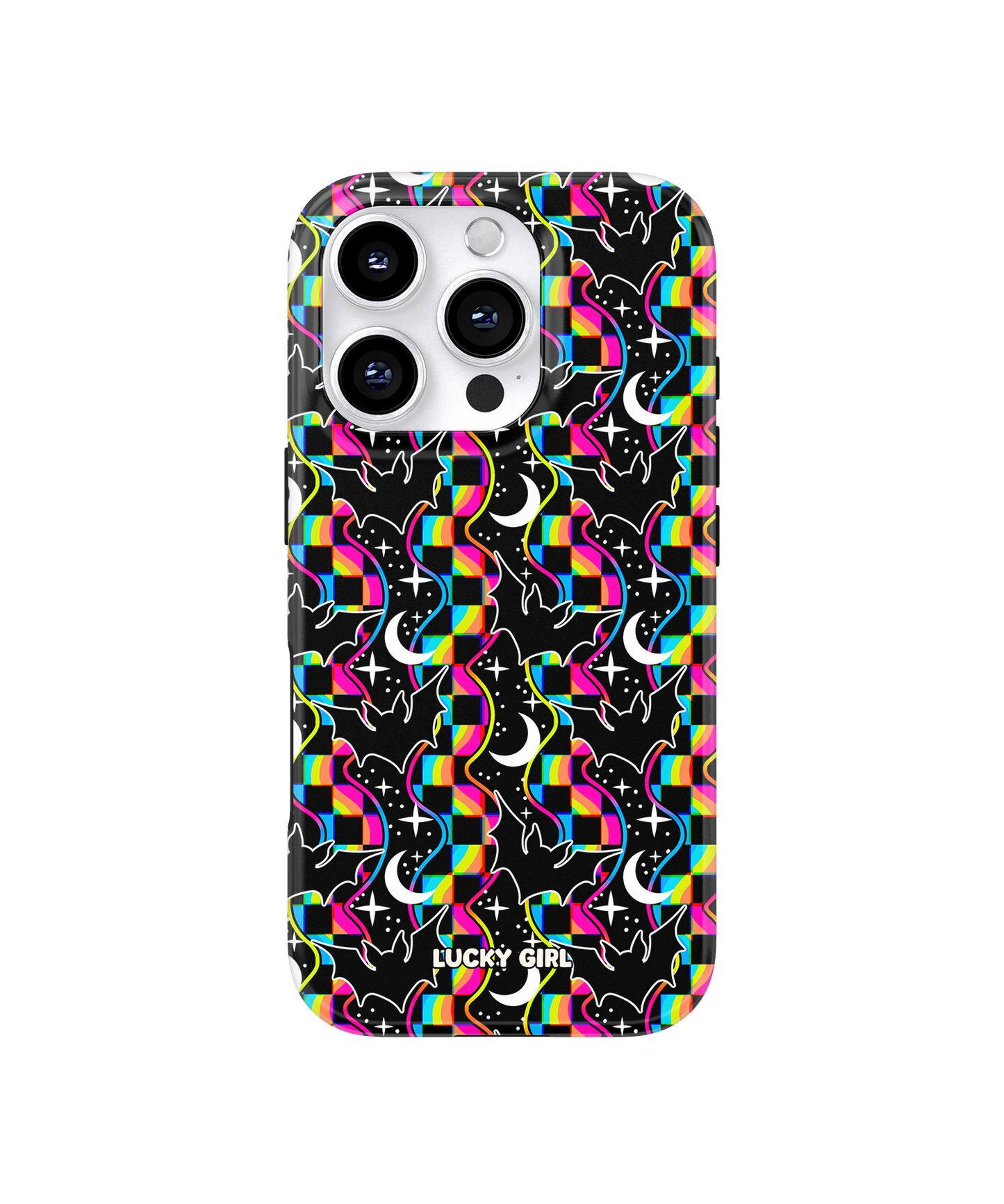 Cosmic Bats Phone Case iPhone 16 Pro / Yes