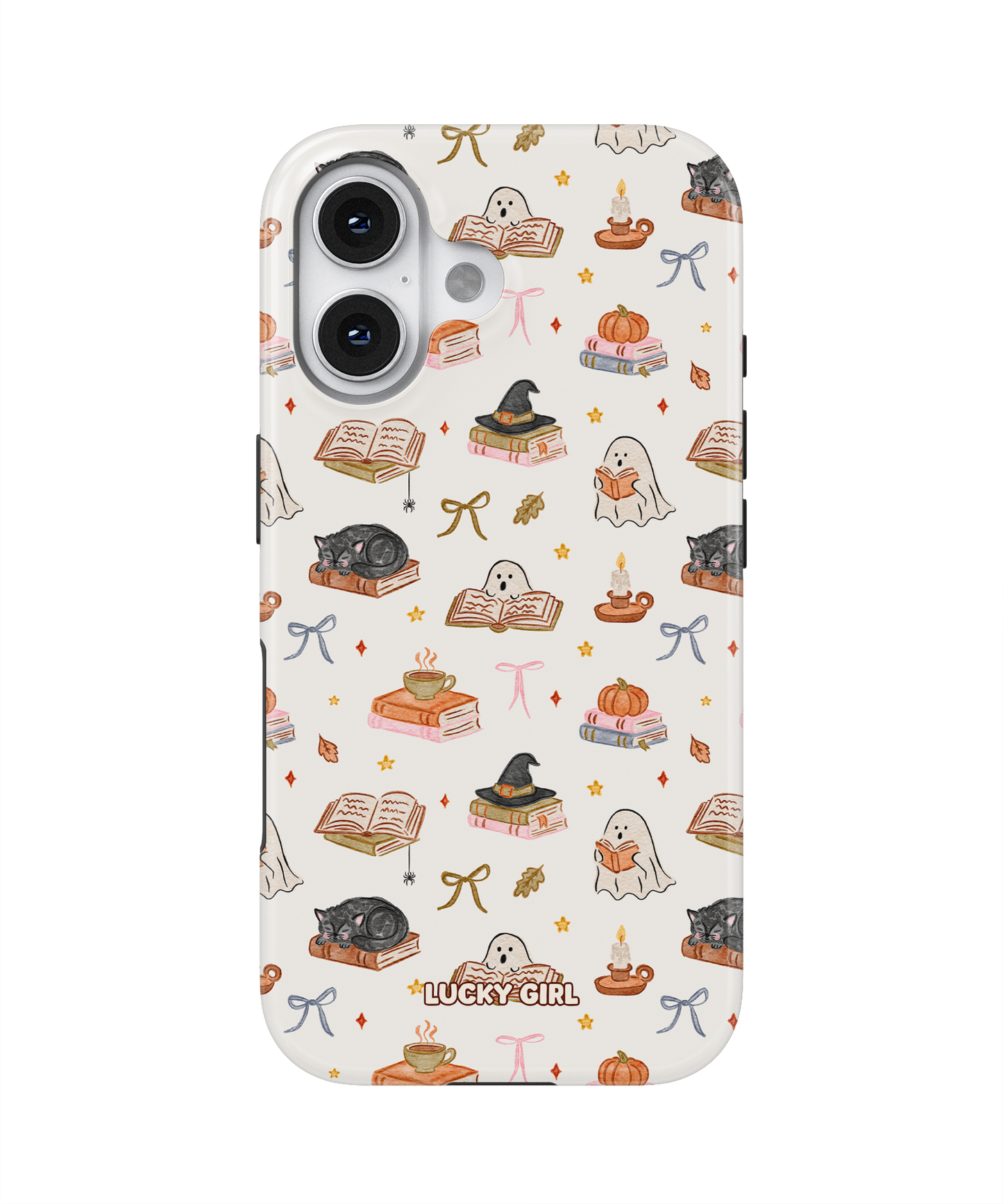 Haunted Library Phone Case iPhone 16 Plus / Yes