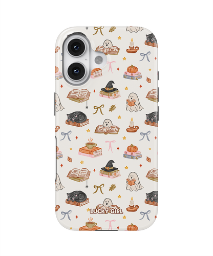 Haunted Library Phone Case iPhone 16 Plus / Yes