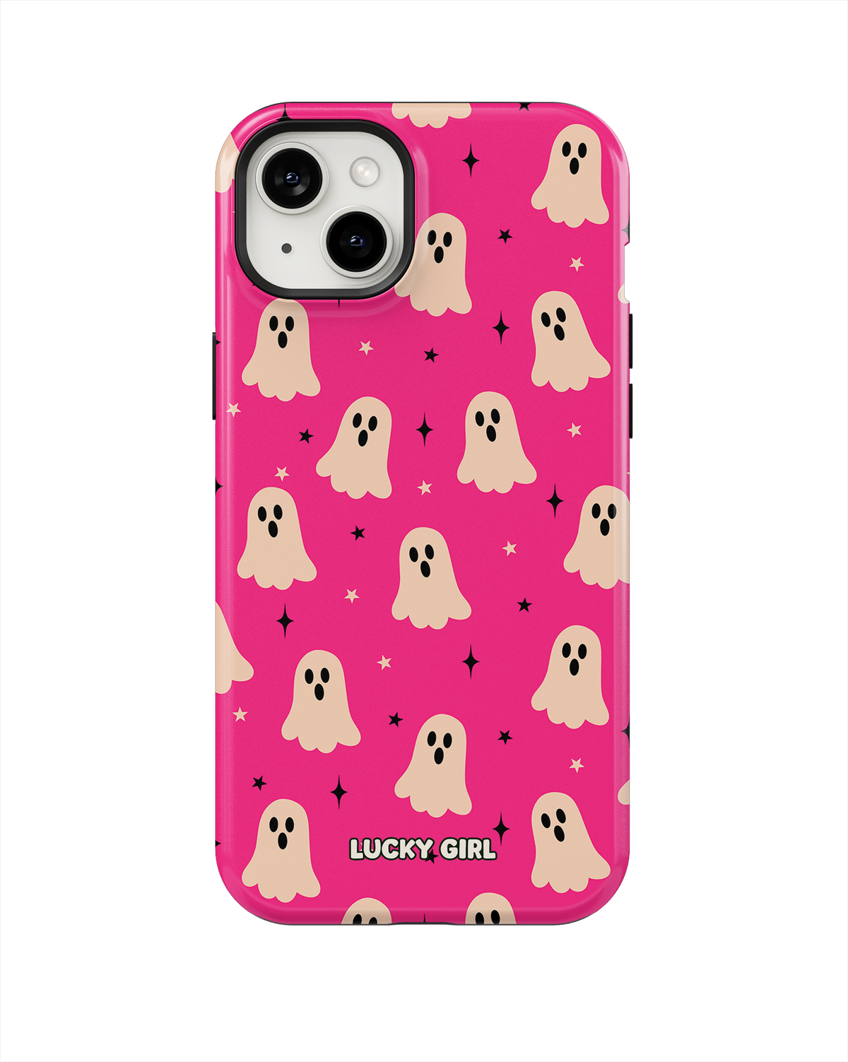 Hot Pink Haunt Phone Case iPhone 14 Plus/15 Plus / Yes