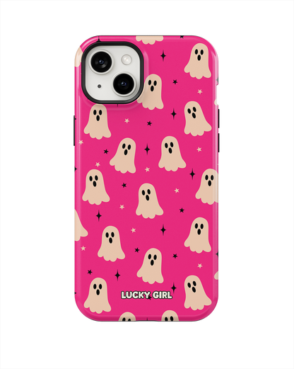 Hot Pink Haunt Phone Case iPhone 14 Plus/15 Plus / Yes