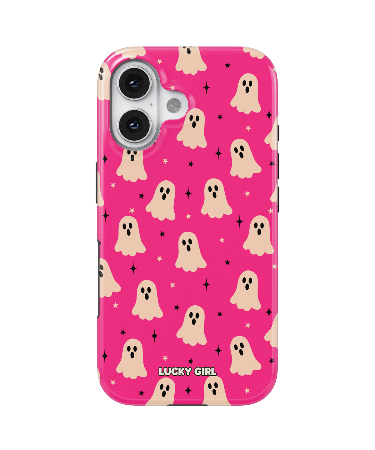 Hot Pink Haunt Phone Case iPhone 16 Plus / Yes