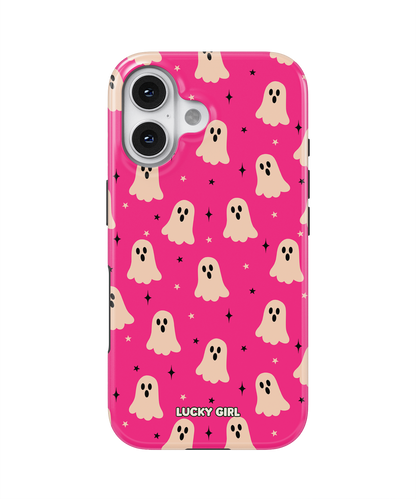 Hot Pink Haunt Phone Case iPhone 16 Plus / Yes