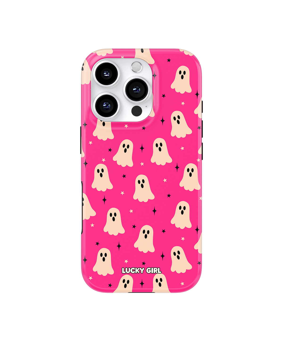 Hot Pink Haunt Phone Case iPhone 16 Pro / Yes