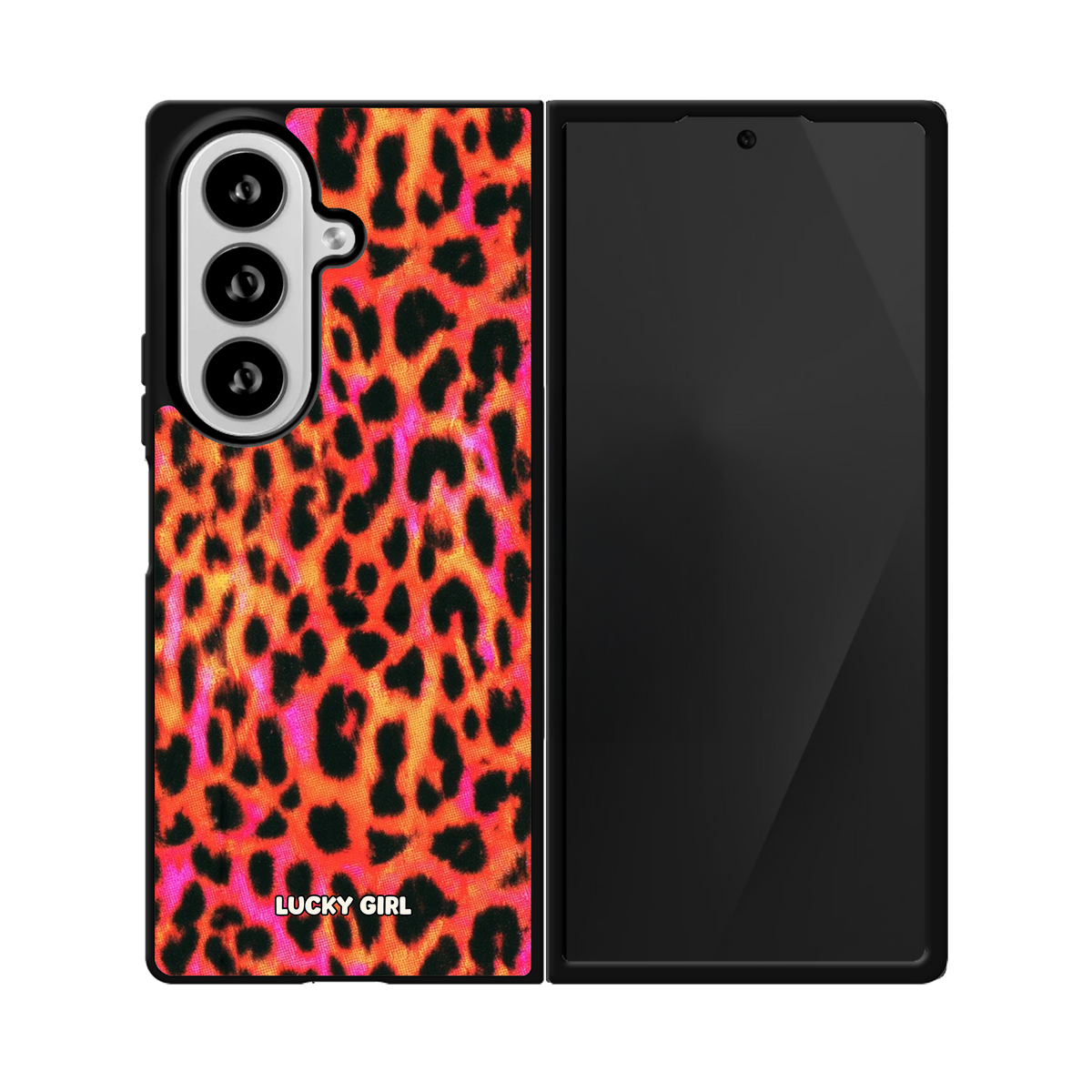 Lava Leopard Phone Case Galaxy Z Fold 7 / 8 Ultra / No