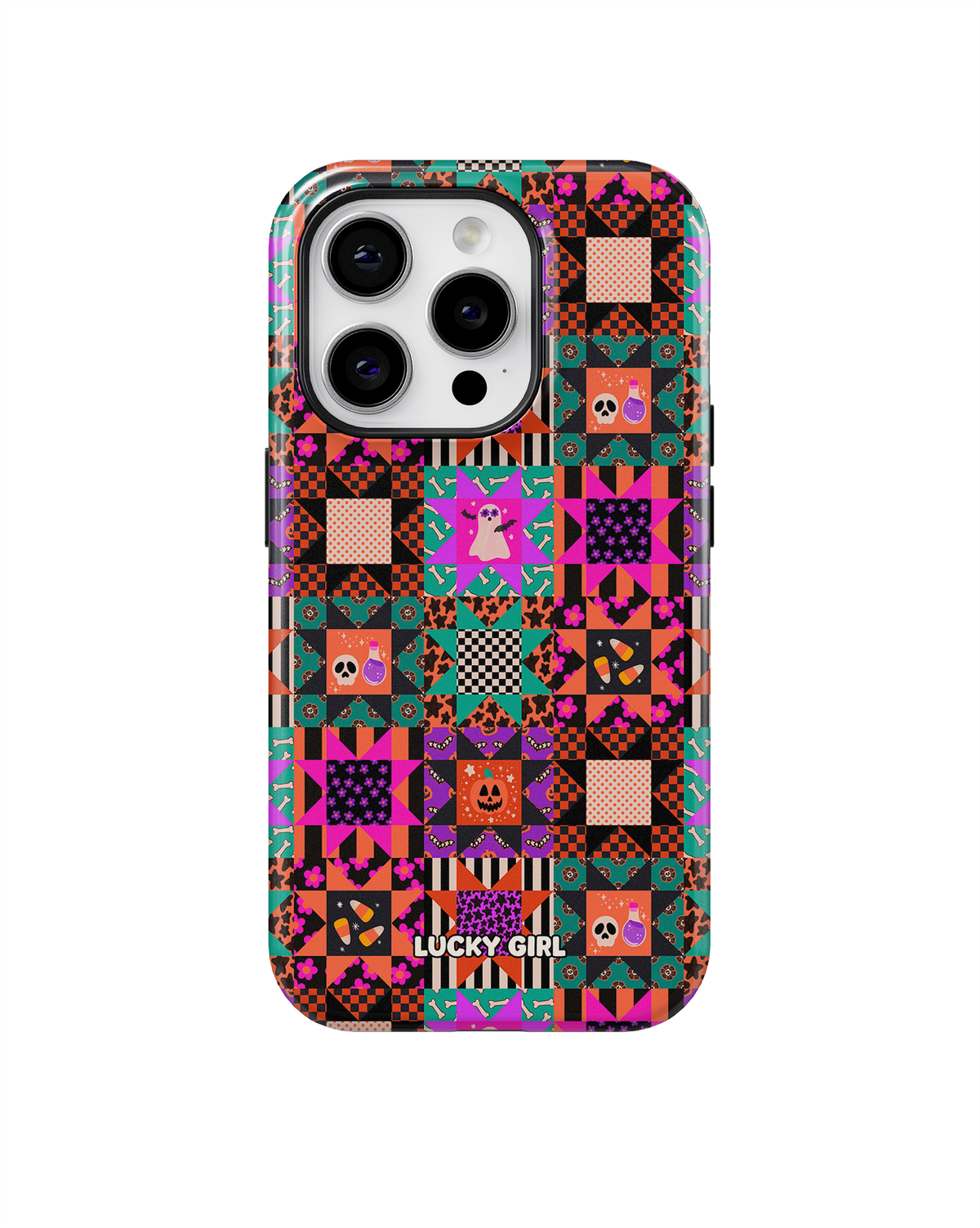 Patchwork Fright Phone Case iPhone 14 Pro / Yes