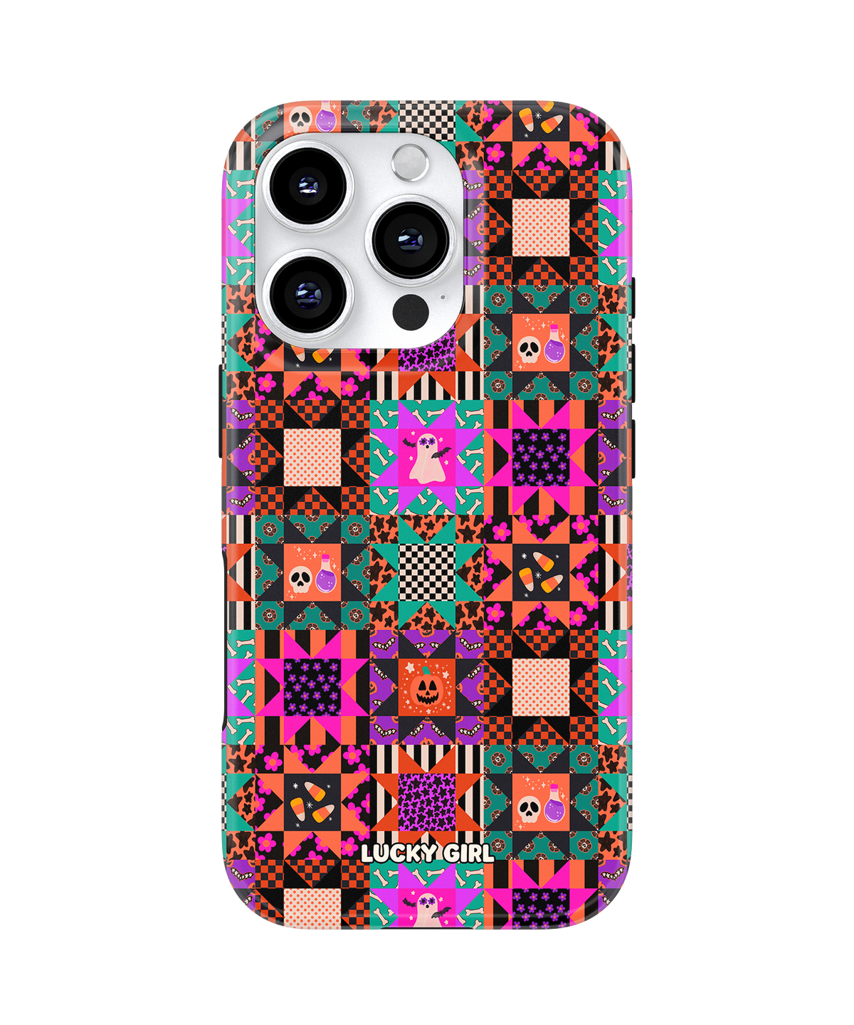 Patchwork Fright Phone Case iPhone 16 Pro Max / Yes