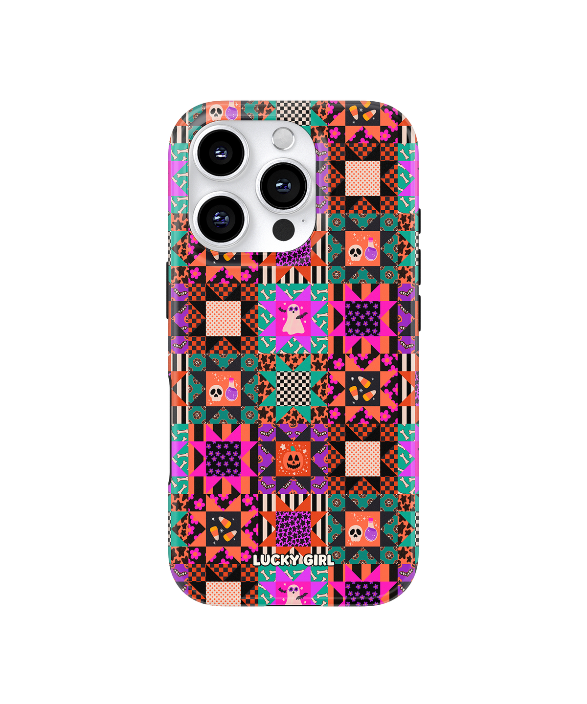 Patchwork Fright Phone Case iPhone 16 Pro / Yes