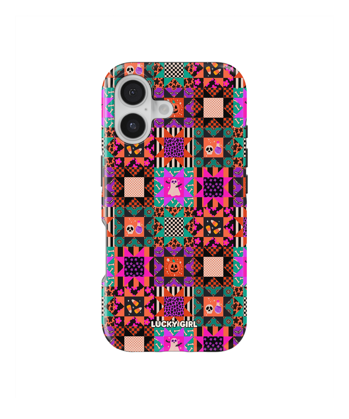 Patchwork Fright Phone Case iPhone 17 / Yes