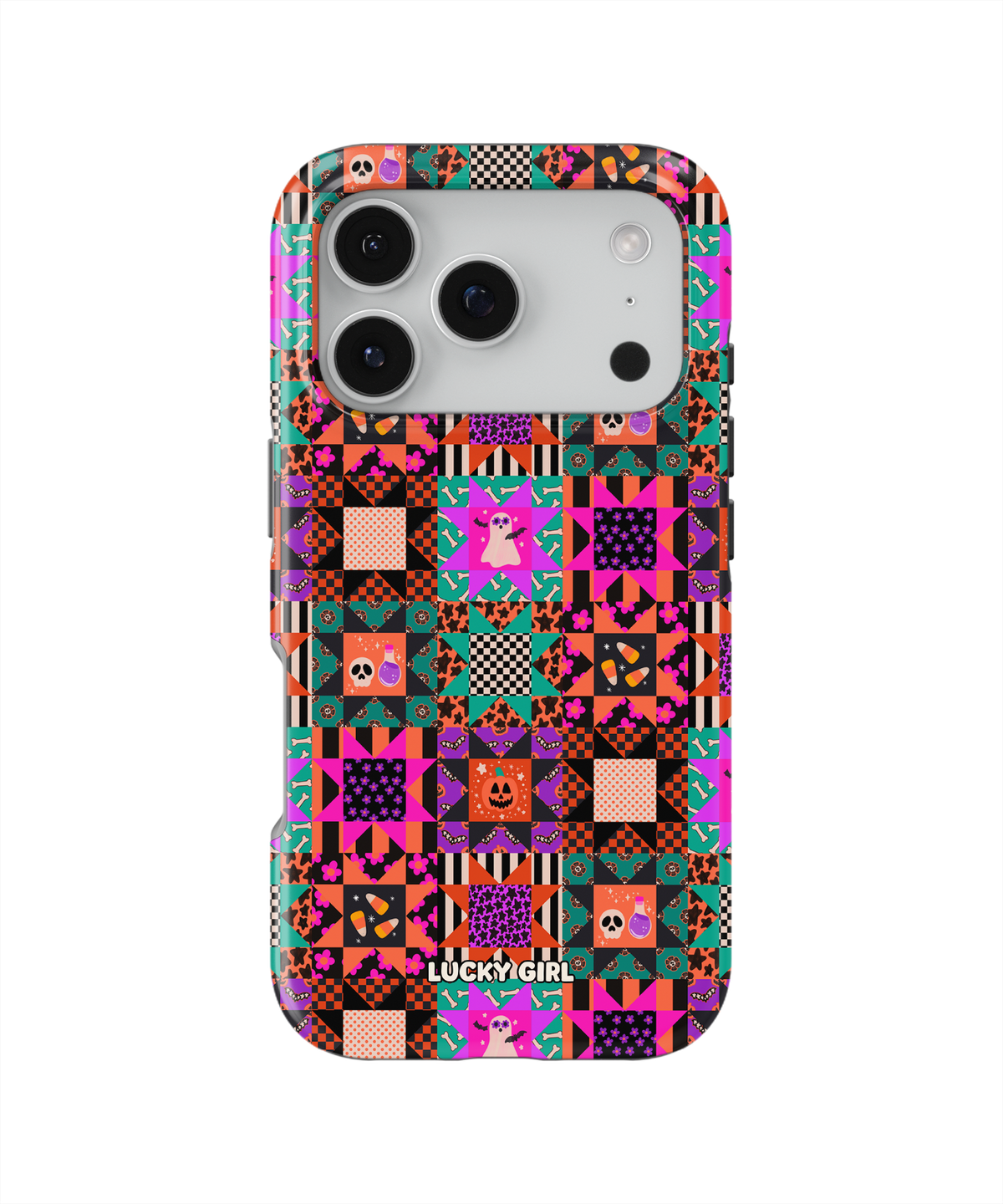 Patchwork Fright Phone Case iPhone 17 Pro / Yes