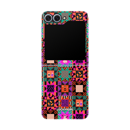 Patchwork Fright Phone Case Galaxy Z Flip 6/7 FE / Yes
