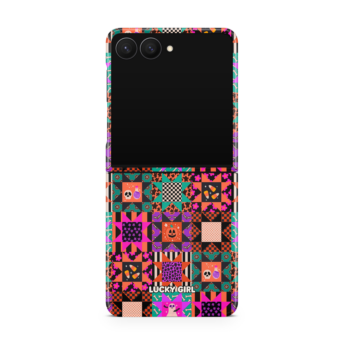 Patchwork Fright Phone Case Galaxy Z Flip 7 / Yes