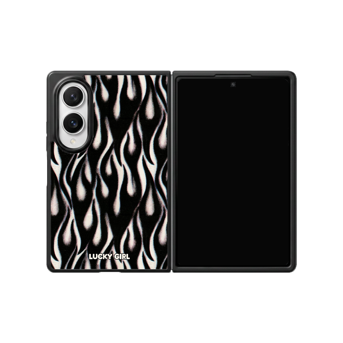 Phantom Flames Phone Case Galaxy Z Fold 8 / No