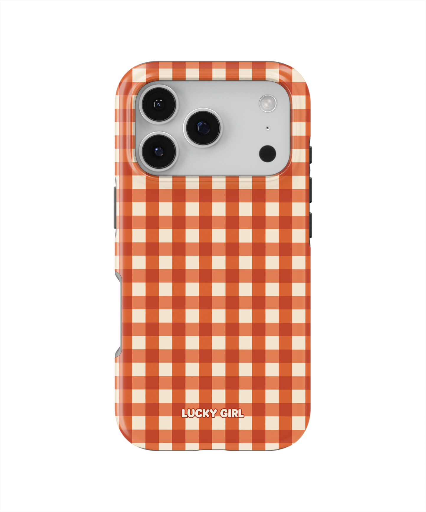 Pumpkin Gingham Phone Case iPhone 17 Pro / Yes