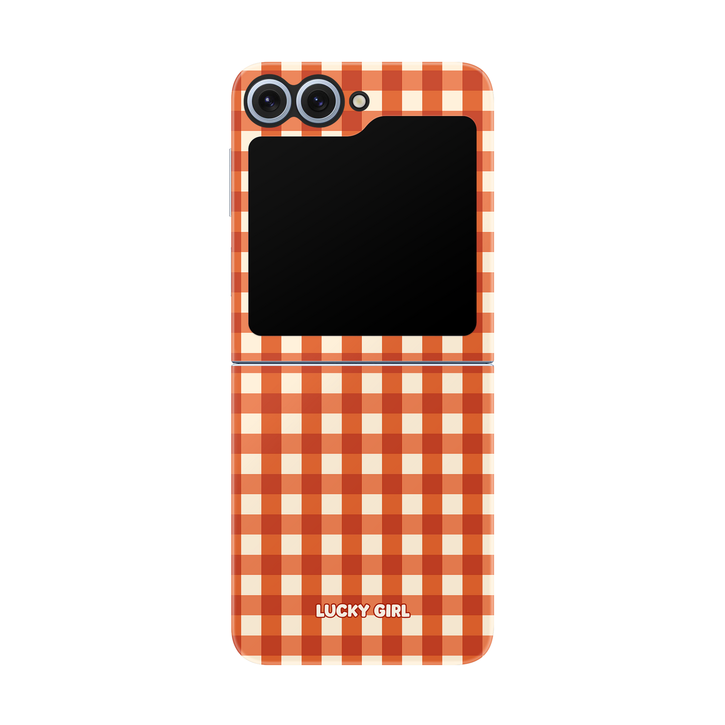 Pumpkin Gingham Phone Case Galaxy Z Flip 6/7 FE / Yes