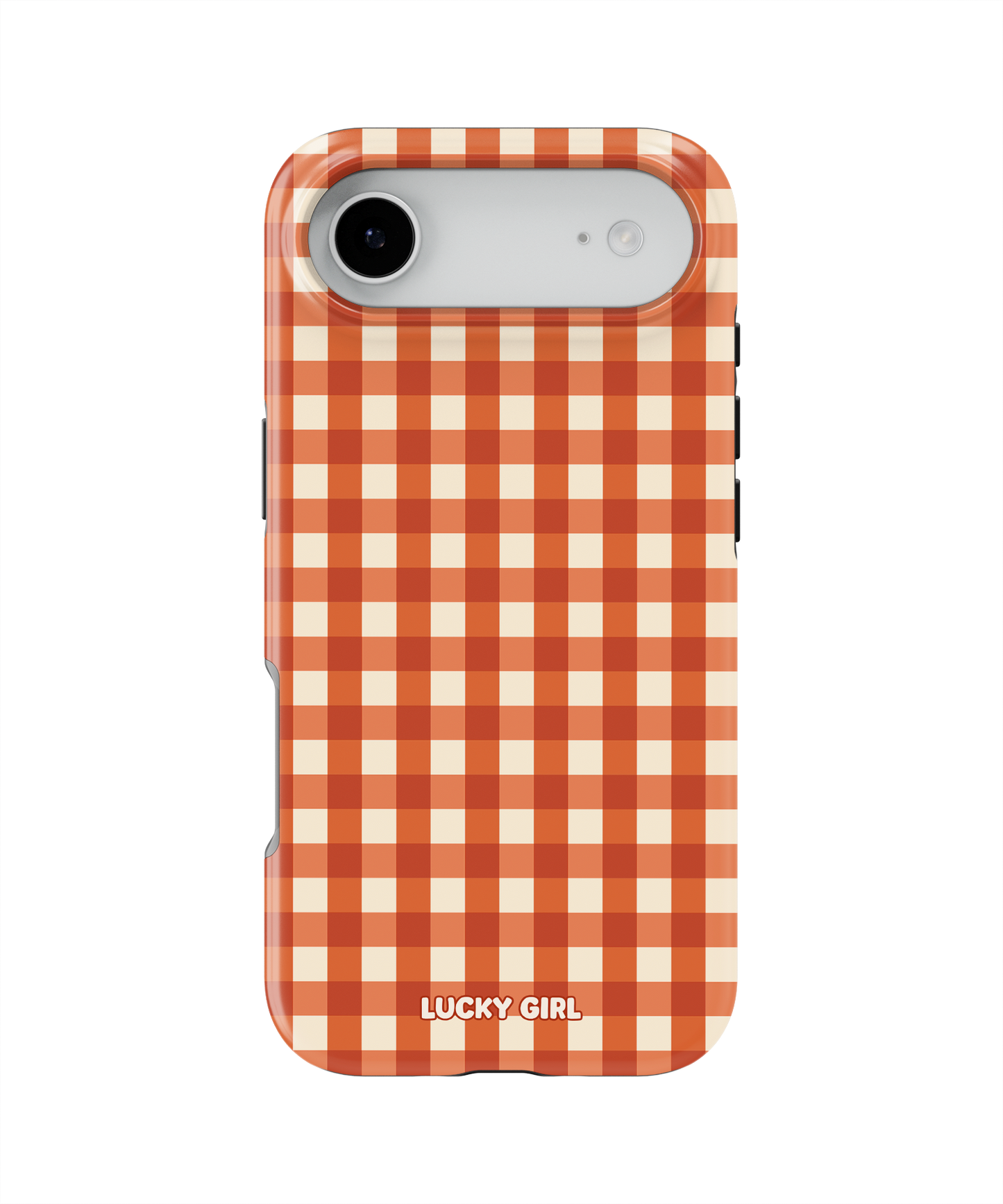 Pumpkin Gingham Phone Case iPhone Air / Yes