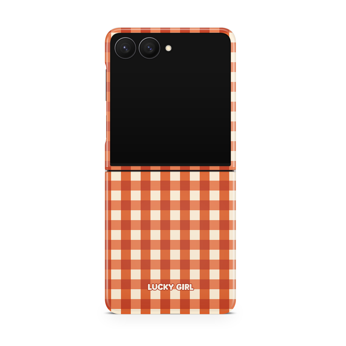 Pumpkin Gingham Phone Case Galaxy Z Flip 7 / Yes
