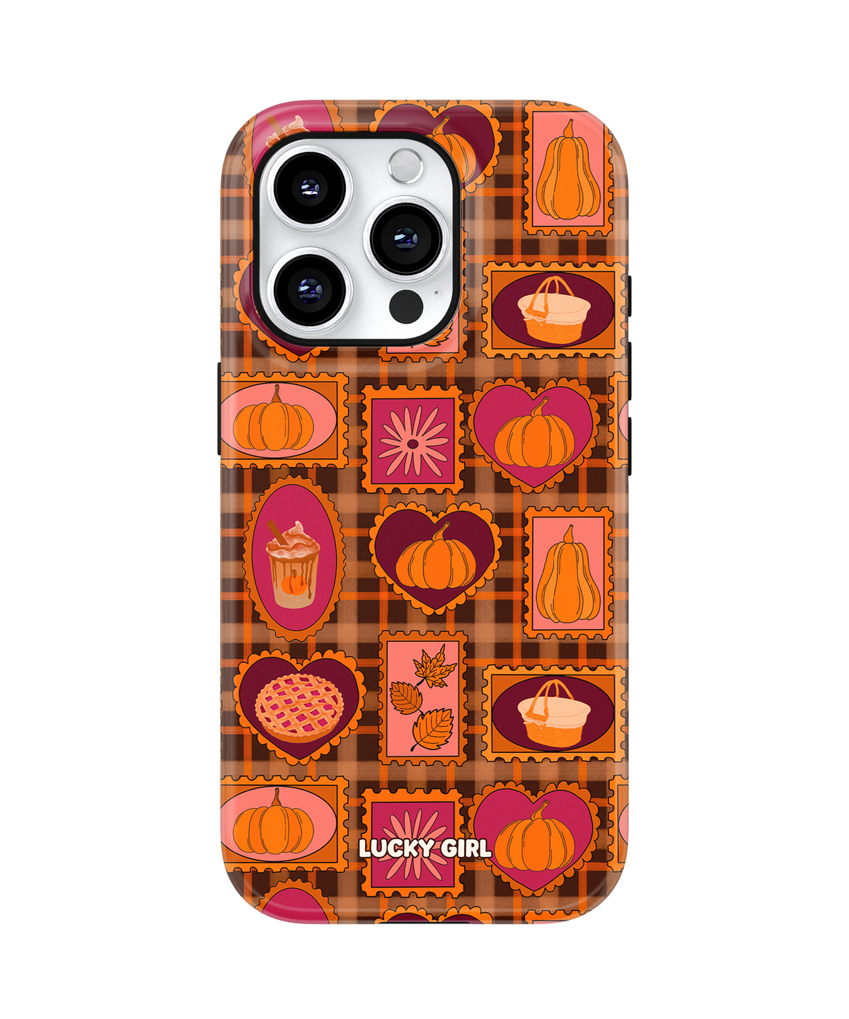 Pumpkin Postage Phone Case iPhone 14 Pro Max / Yes
