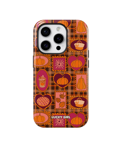 Pumpkin Postage Phone Case iPhone 14 Pro / Yes