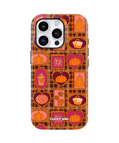 Pumpkin Postage Phone Case iPhone 15 Pro Max / Yes