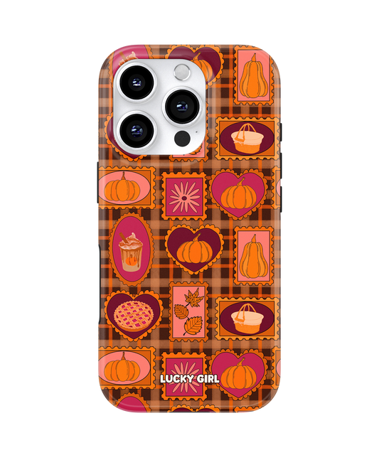 Pumpkin Postage Phone Case iPhone 16 Pro Max / Yes