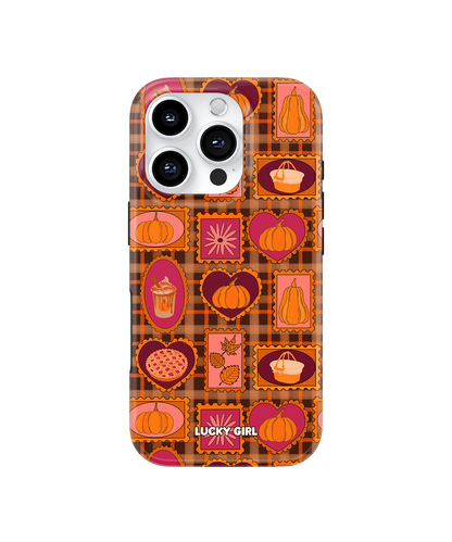 Pumpkin Postage Phone Case iPhone 16 Pro / Yes